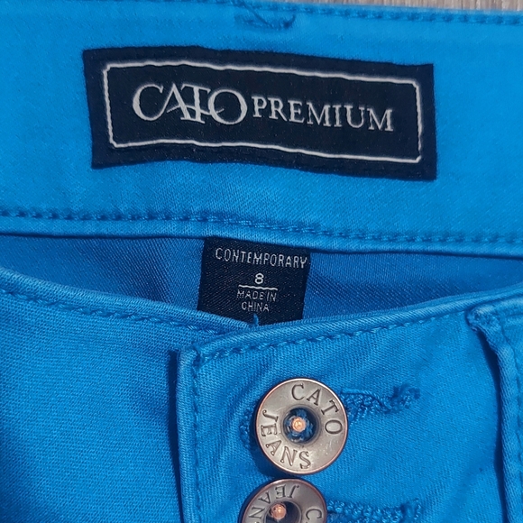 Cato Premium Contemporary 8 Women's Light Blue Jeans - VERY NICE! - Picture 6 of 12